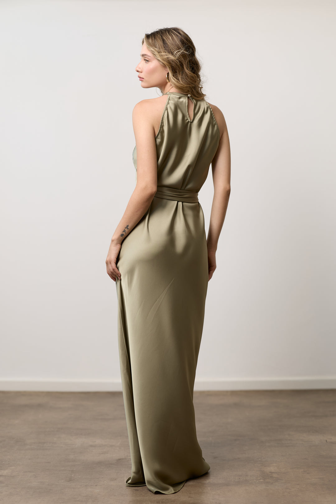 New Emma evening dress | Olive