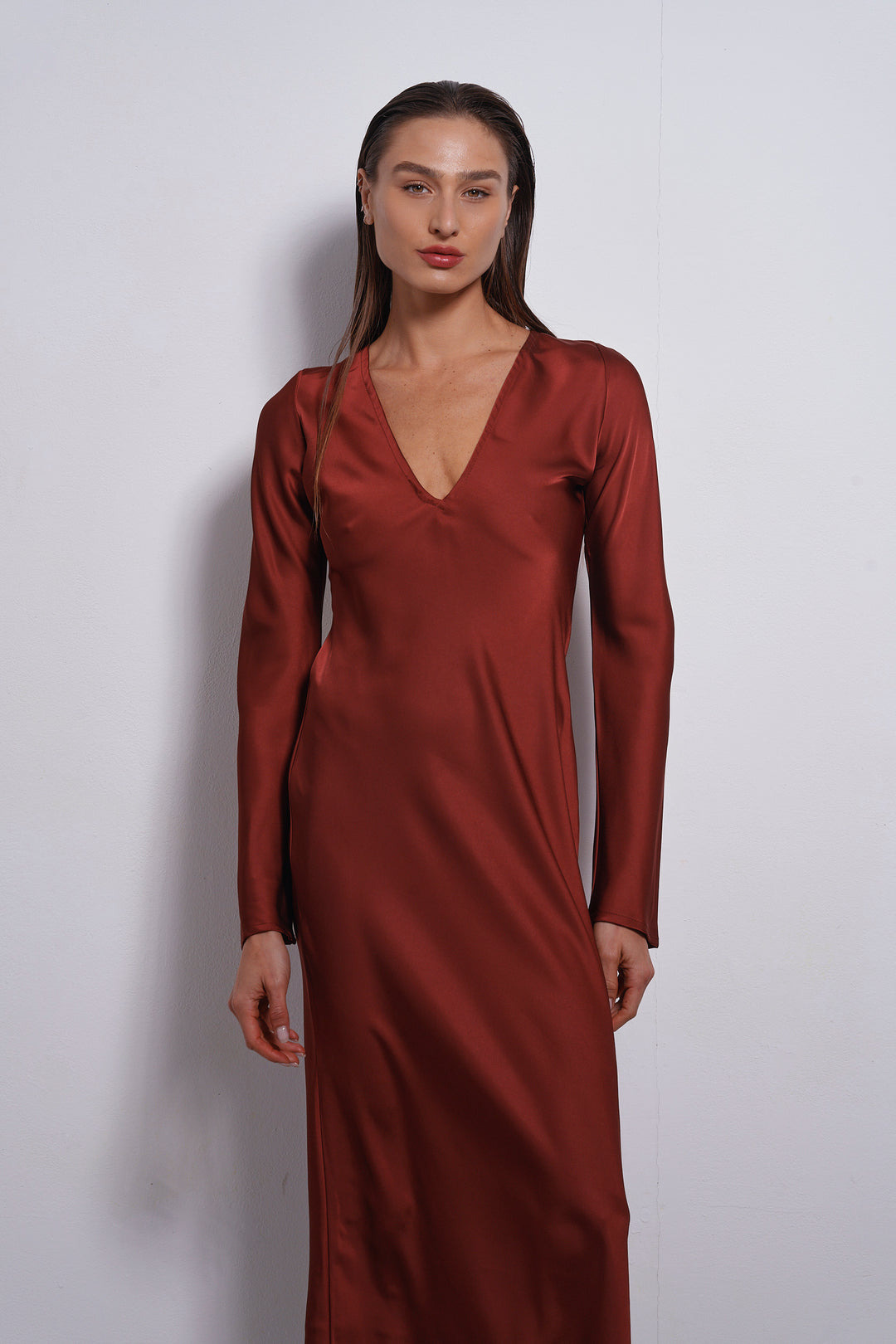 Tiya dress | Merlot