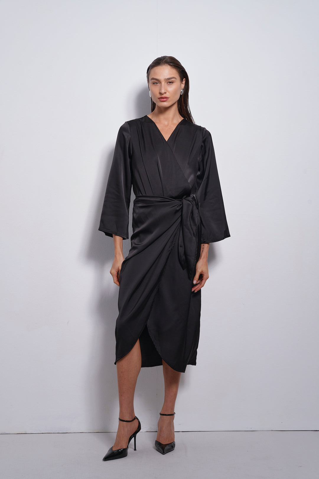 Kamilia wrap skirt | Black