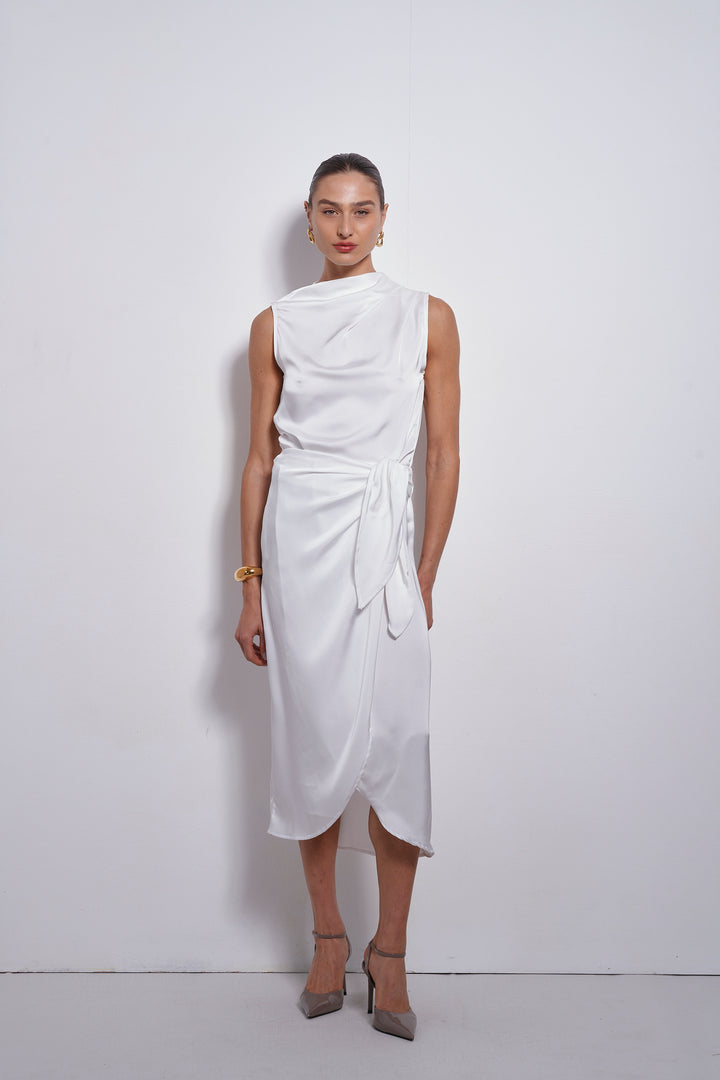 Kamilia wrap skirt | White