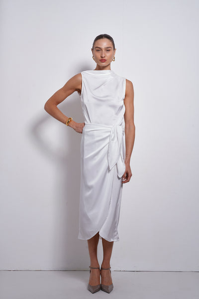 Kamilia wrap skirt | White