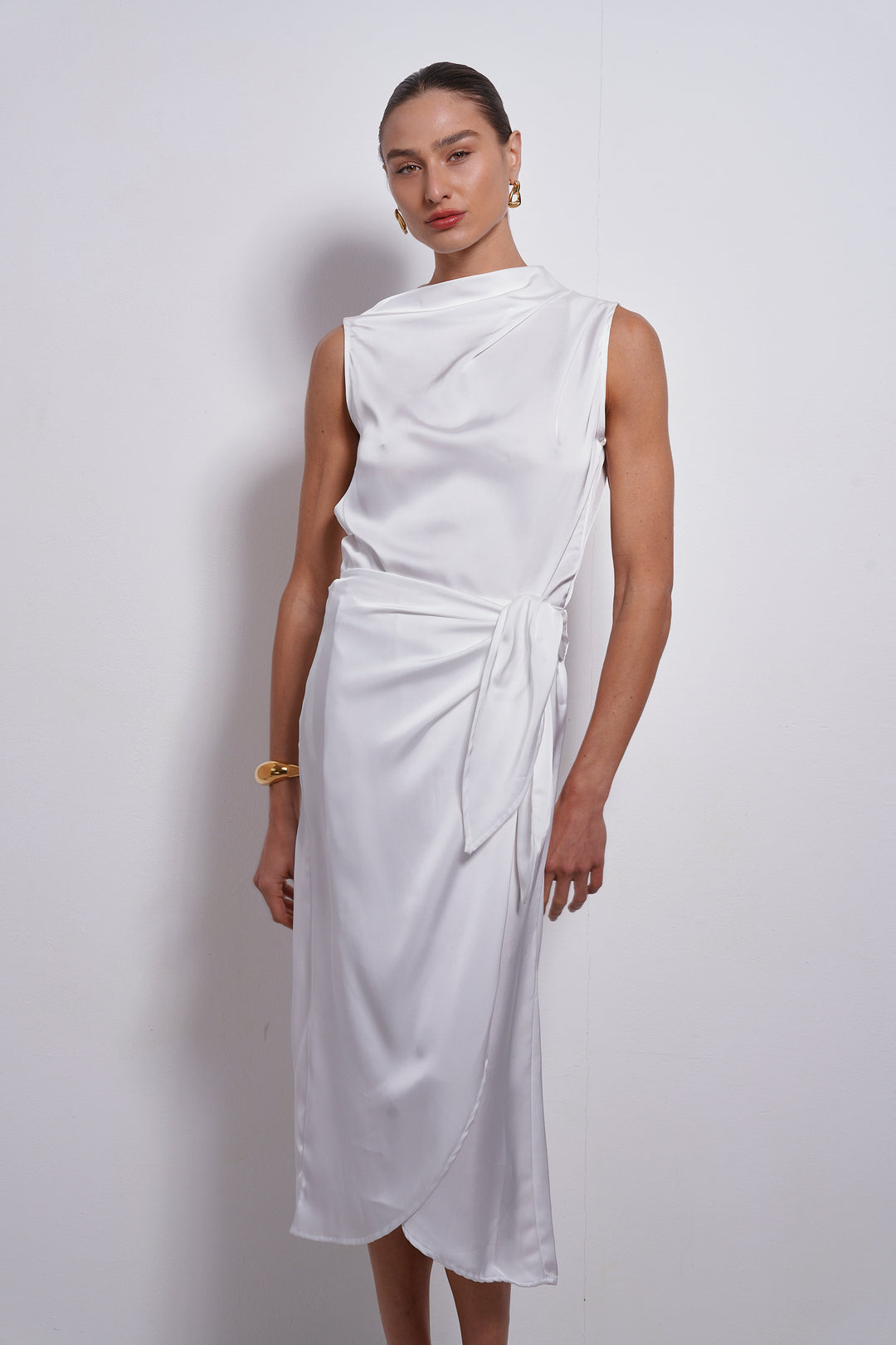 Kamilia wrap skirt | White
