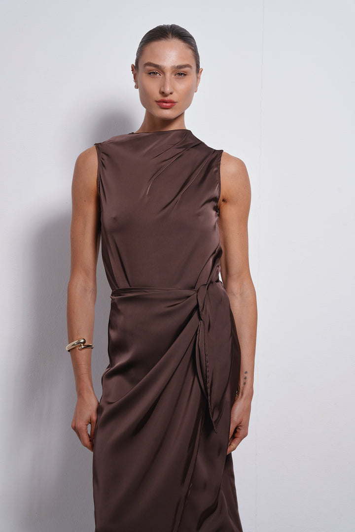Liv top bodysuit | Dark Chocolate