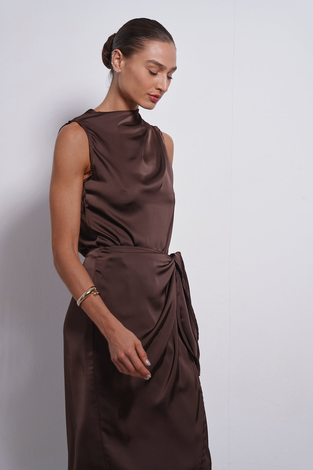 Liv top bodysuit | Dark Chocolate