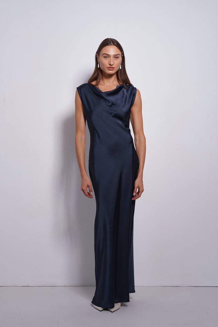 Rosalie evening dress | Dark Blue