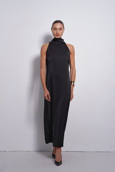 Vanessa collar dress | Black