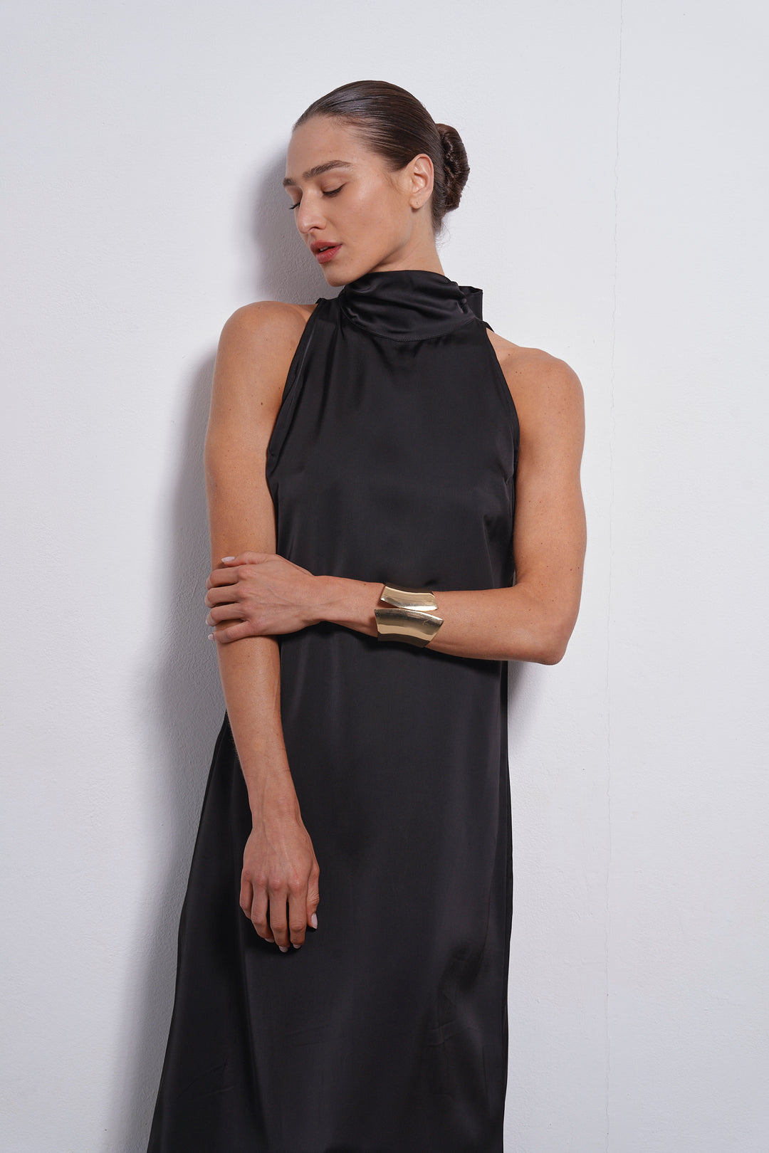 Vanessa collar dress | Black