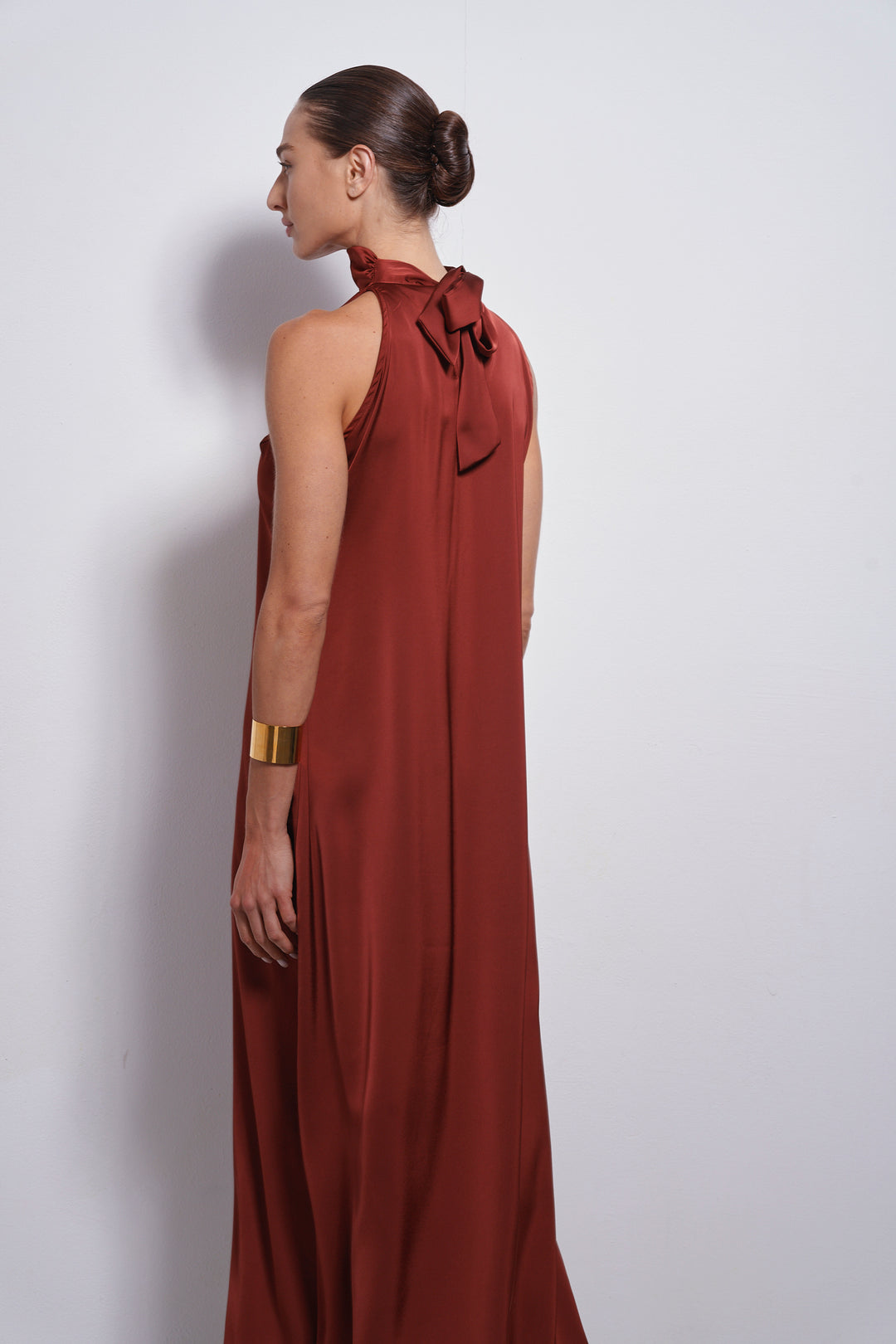 Vanessa collar dress | Merlot