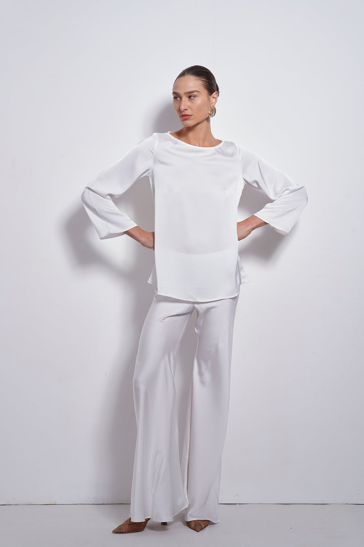 Arlo evening pants | White