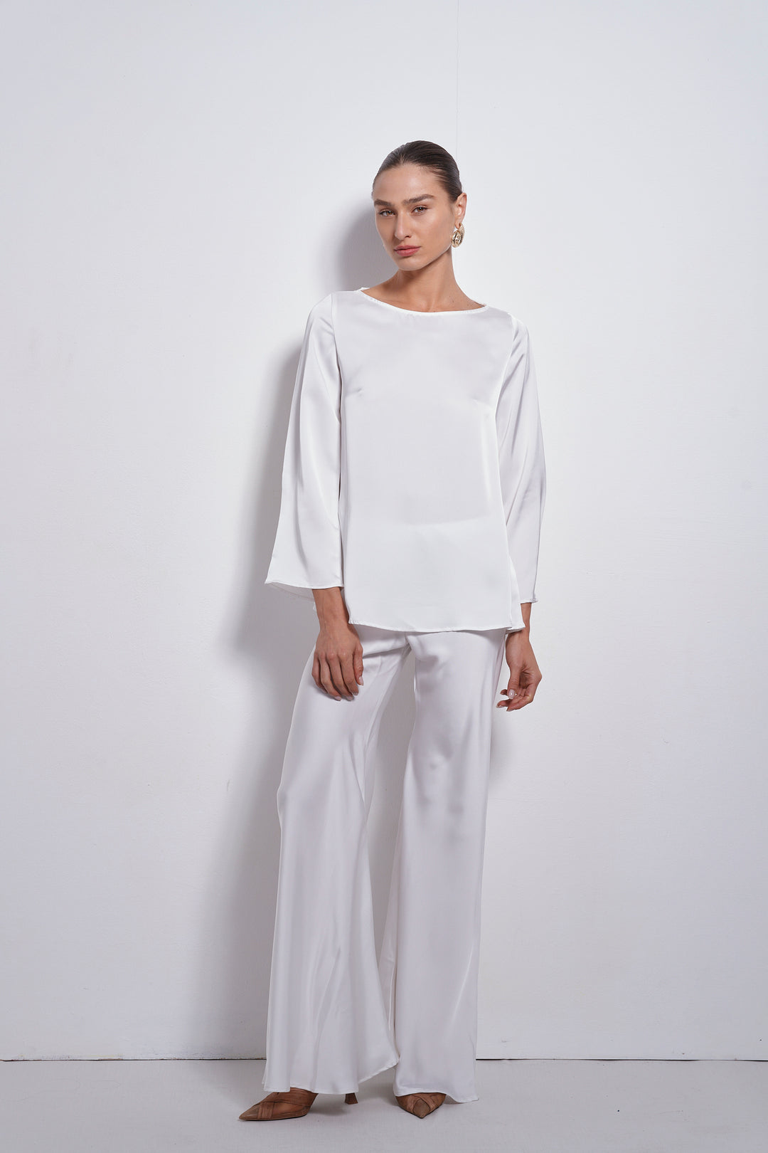 Arlo evening pants | White
