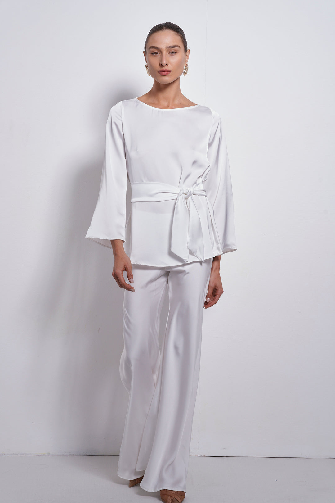 Arlo evening pants | White