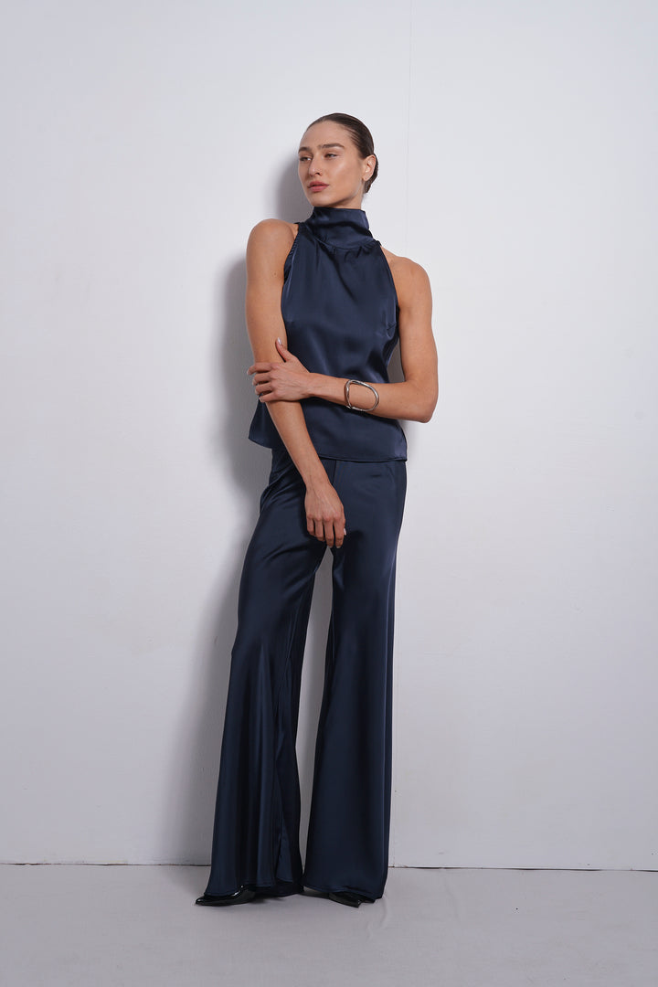 Arlo evening pants | Dark Blue