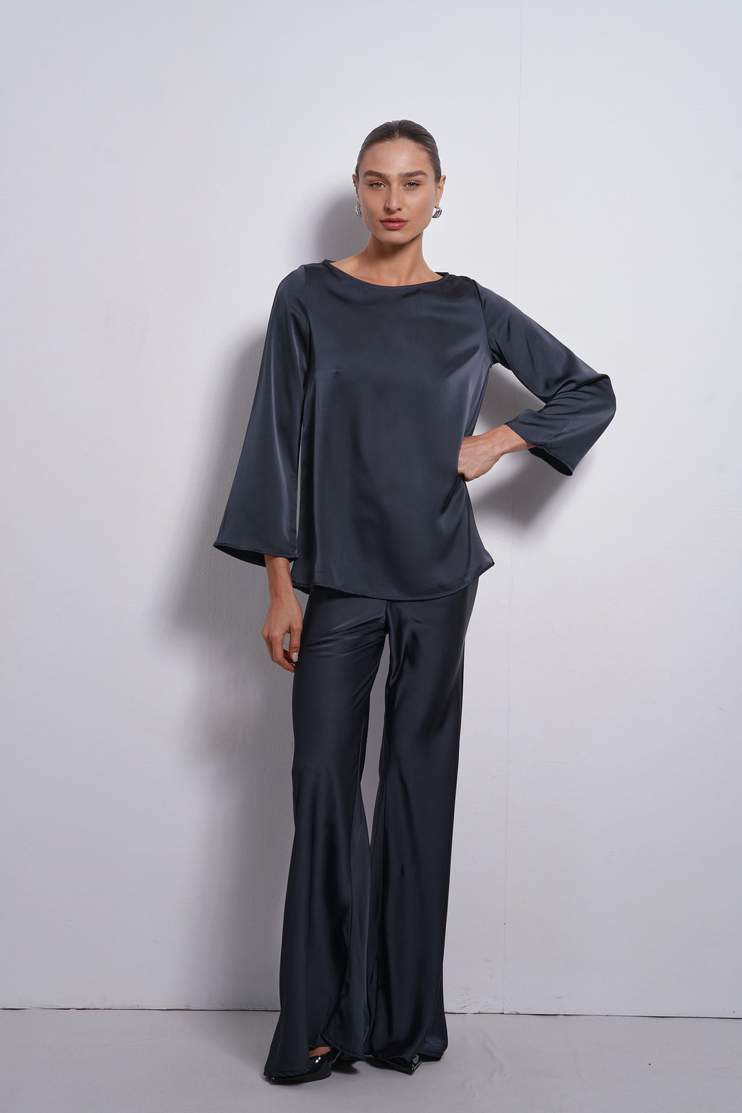 Arlo evening pants | Dark Grey