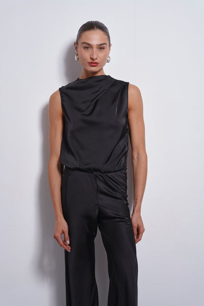 Liv top bodysuit | Black