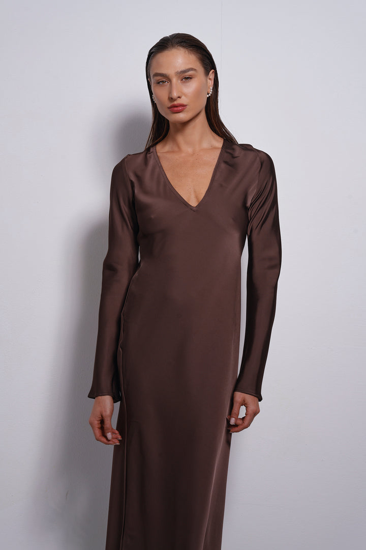 Tiya dress | Dark Chocolate