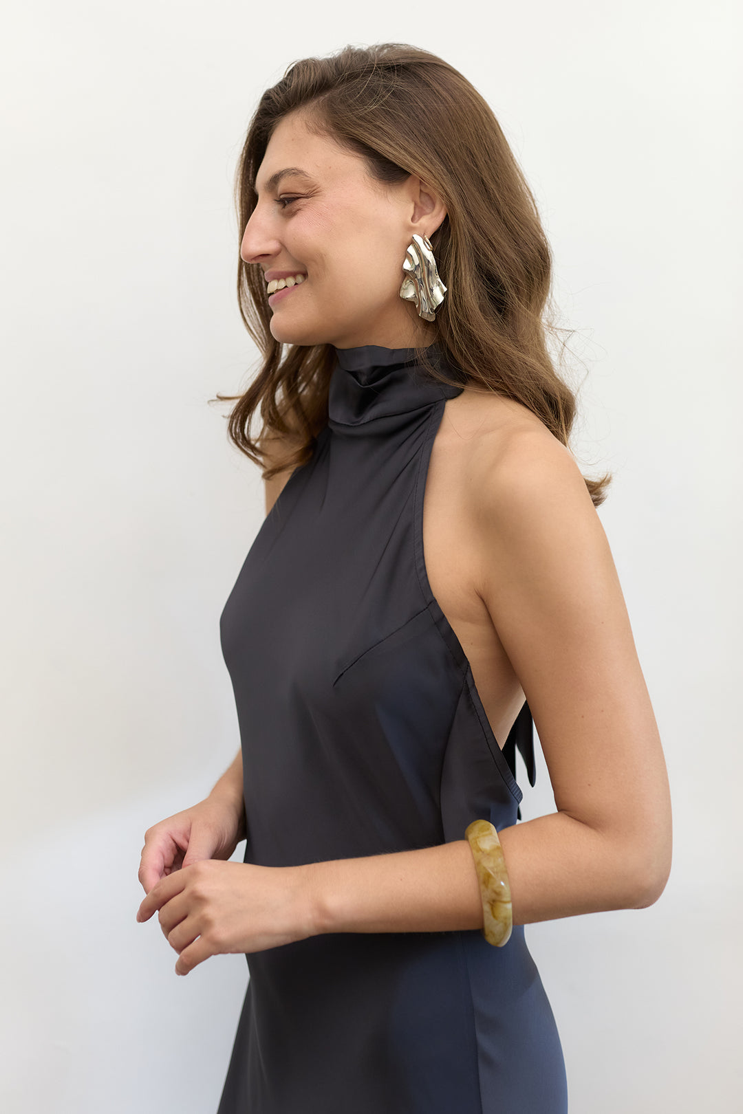 Clara evening dress | Dark Grey