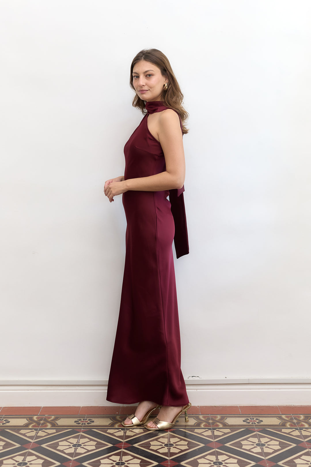 Ellie dress | Bordeaux