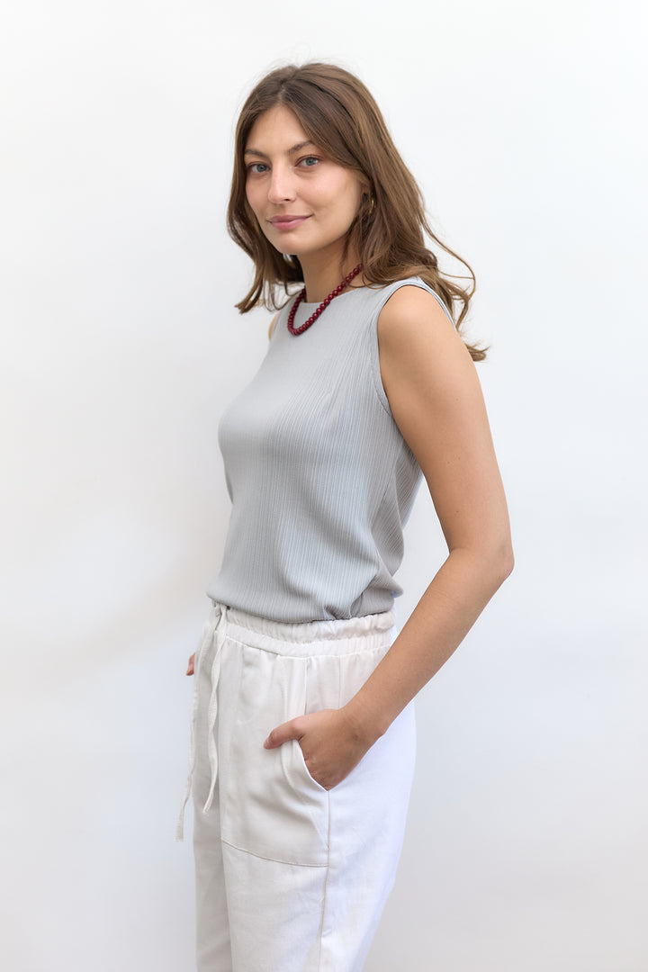 Vera Top | Light Grey