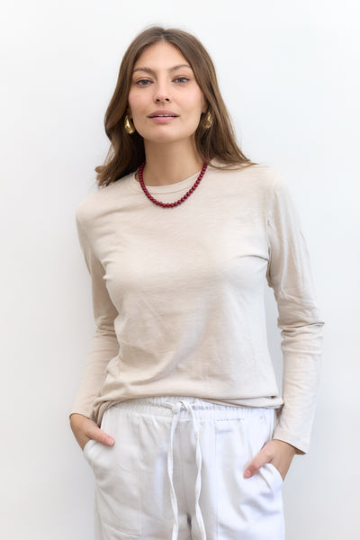 Mona Basic Top | Cream