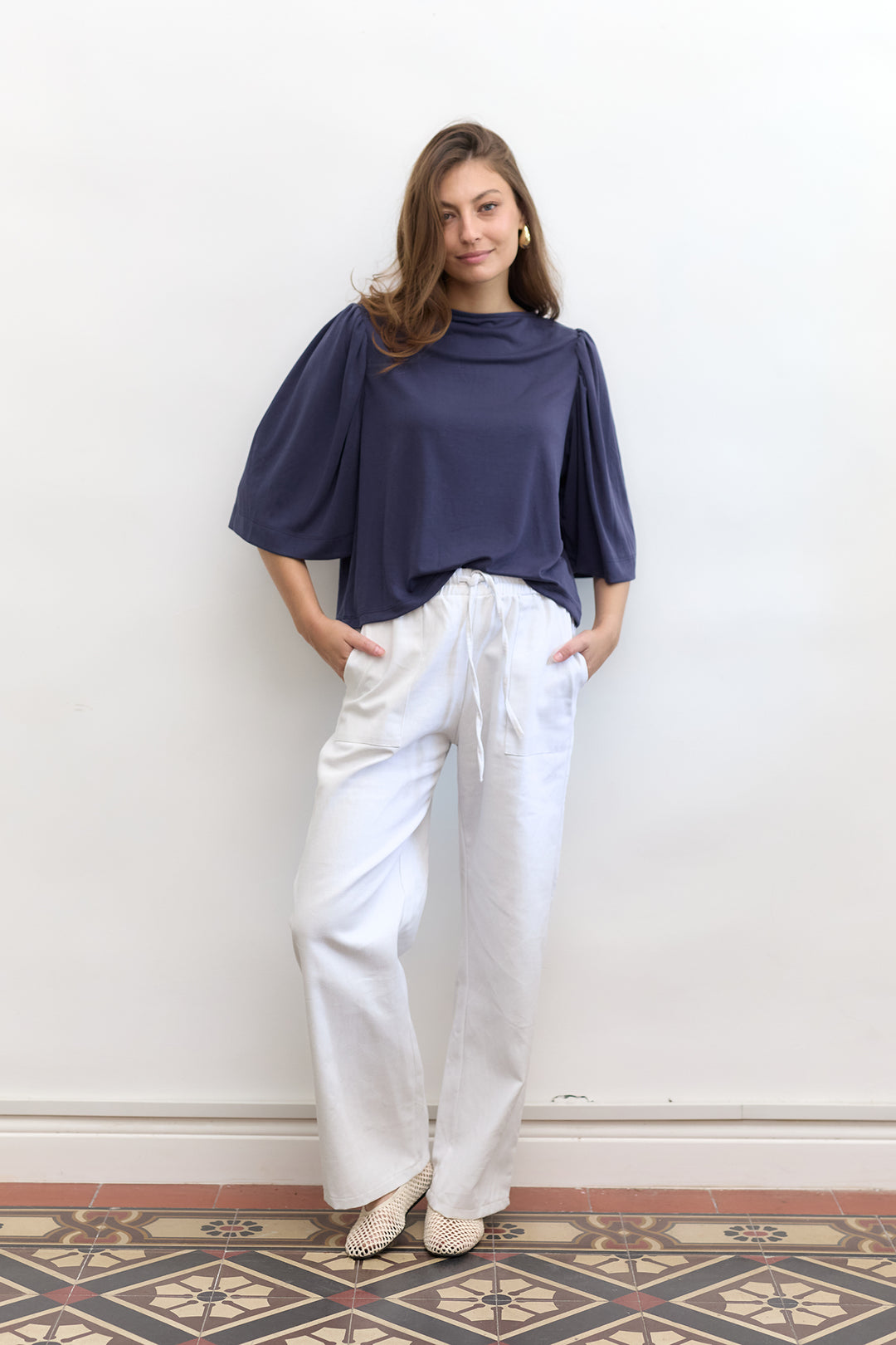 Lenny top | Dark Blue