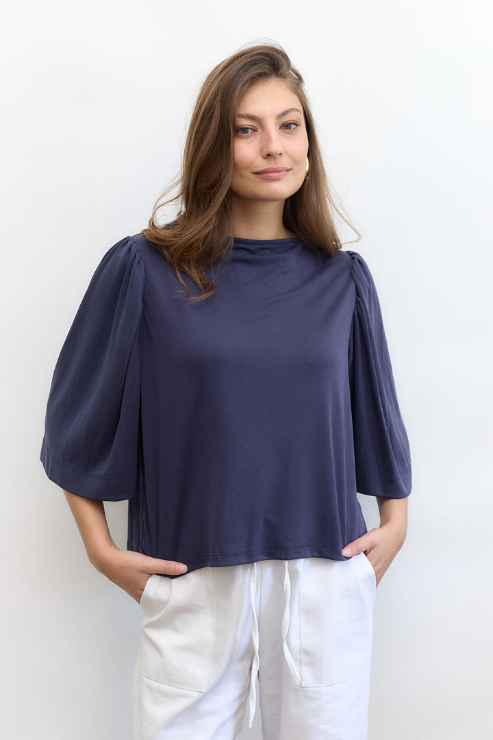 Lenny top | Dark Blue