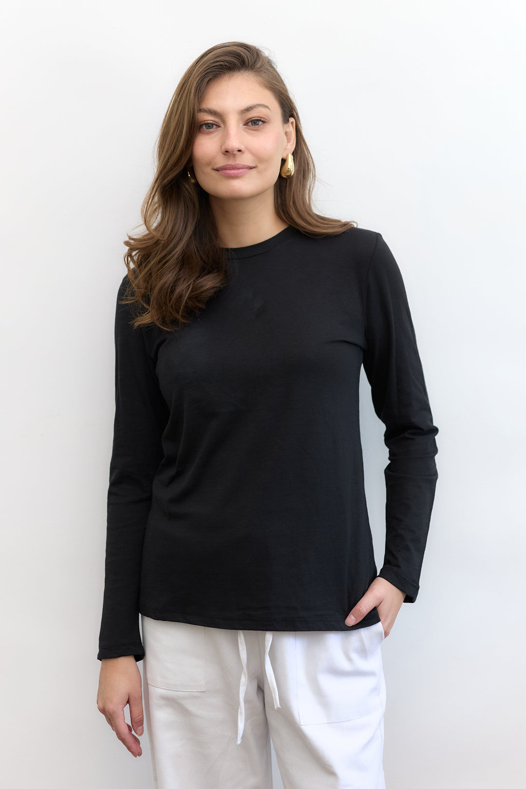 Mona Basic Top | Black