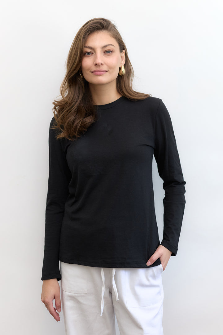 Mona Basic Top | Black