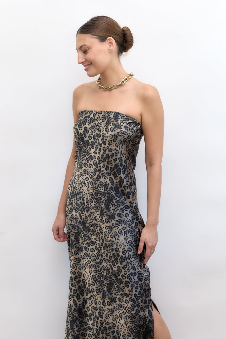 Alessia dress | Leopard