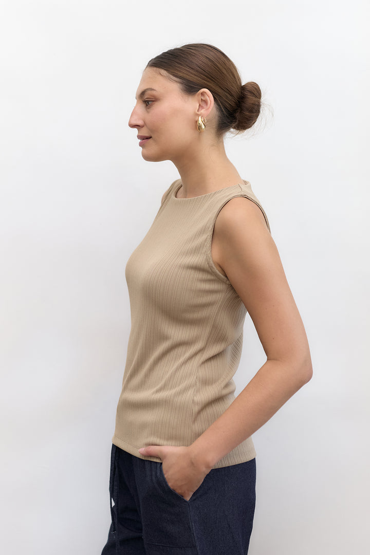 Vera Top | Beige