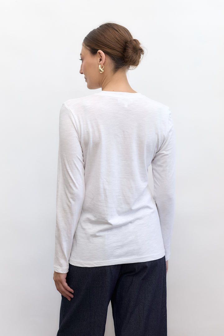 Mona Basic Top | White
