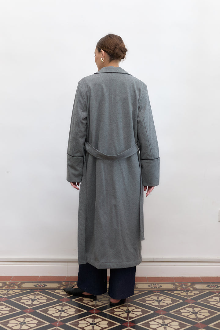 Leon coat | Black And White Tweed