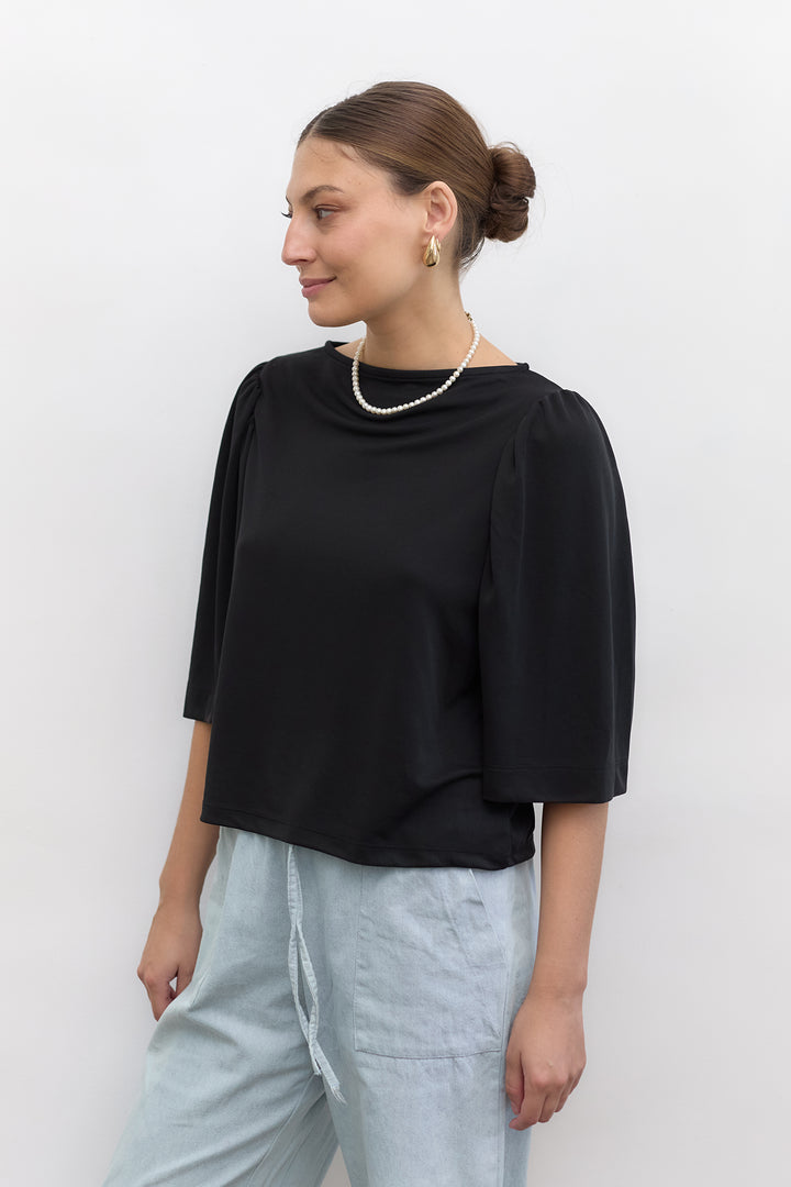 Lenny top | Black