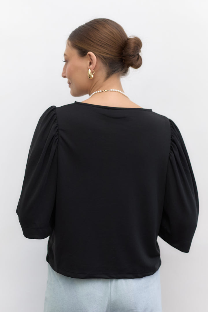 Lenny top | Black