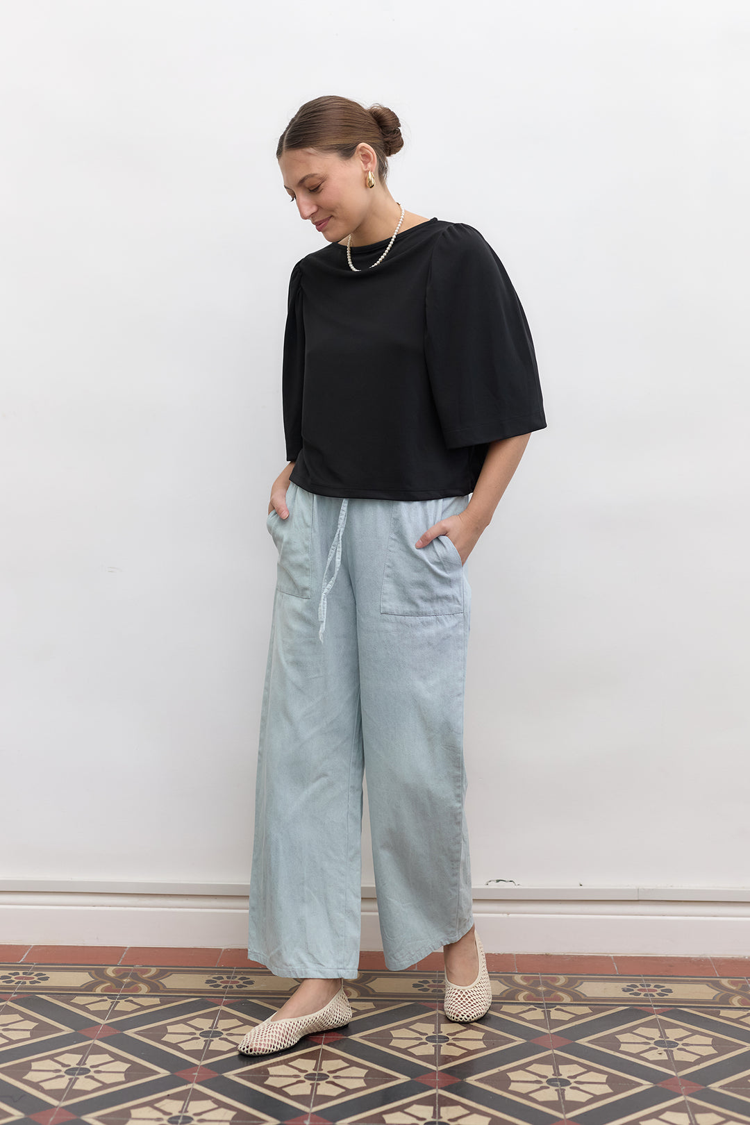 Lenny top | Black
