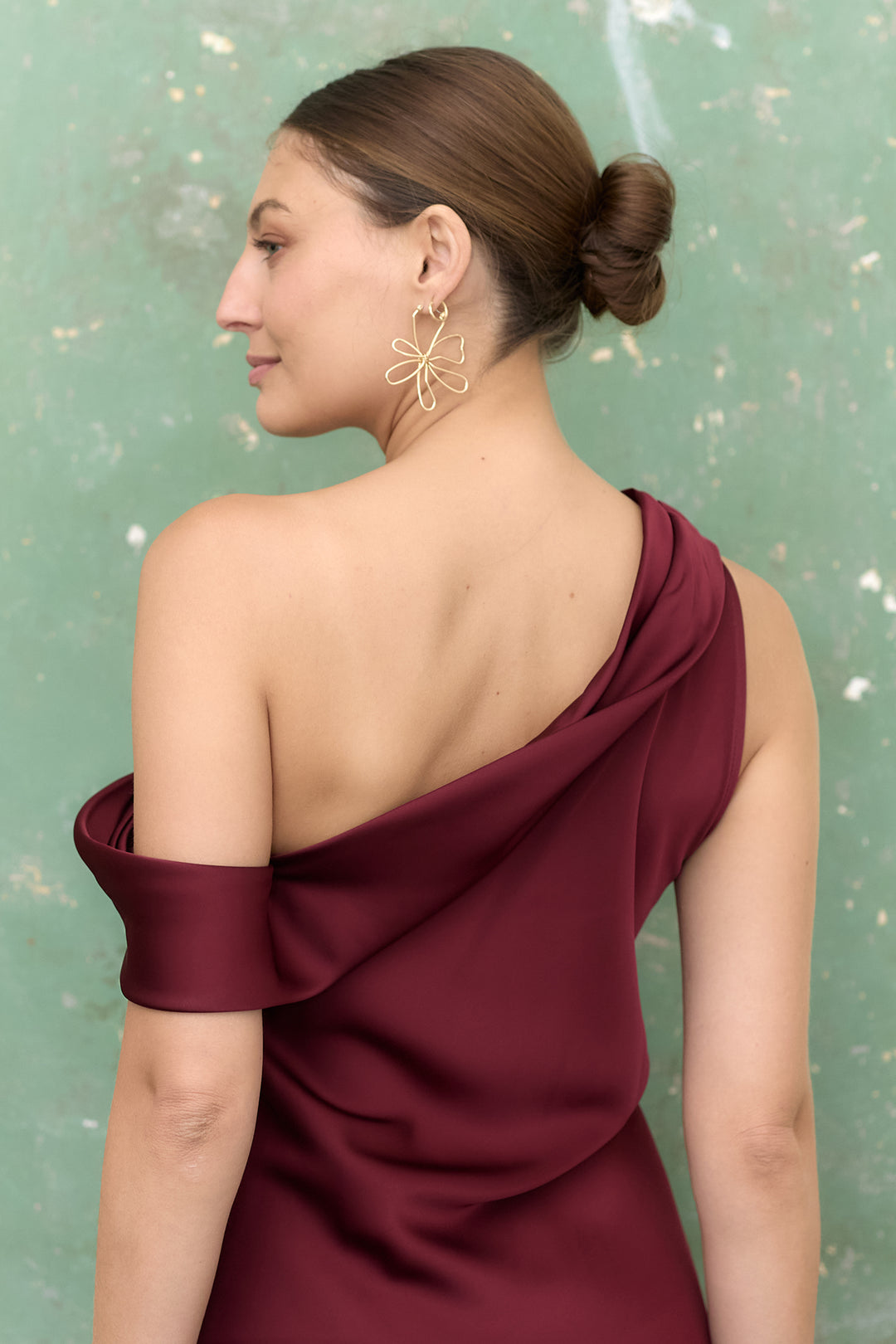Taylor evening dress | Bordeaux