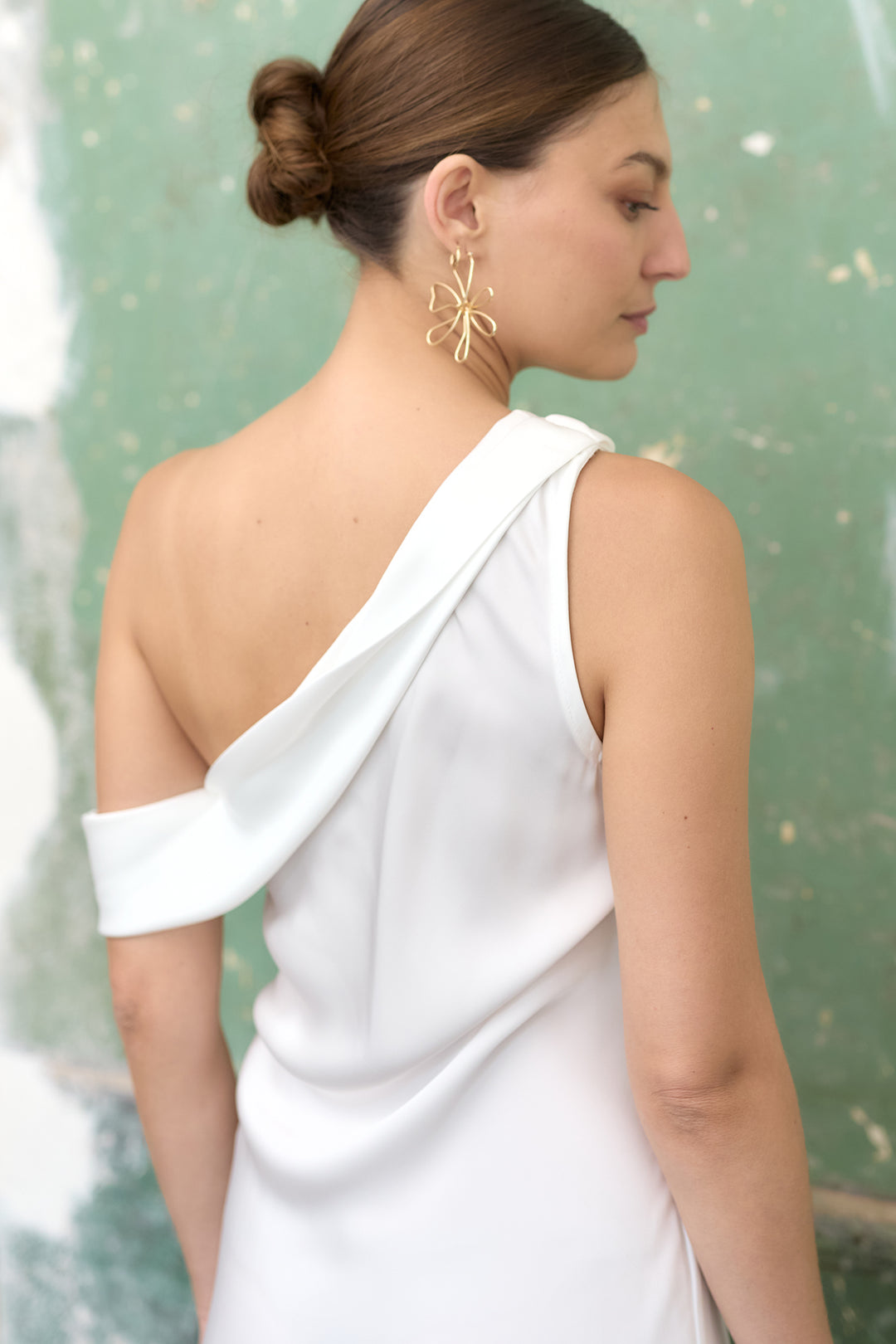 Taylor evening dress | White