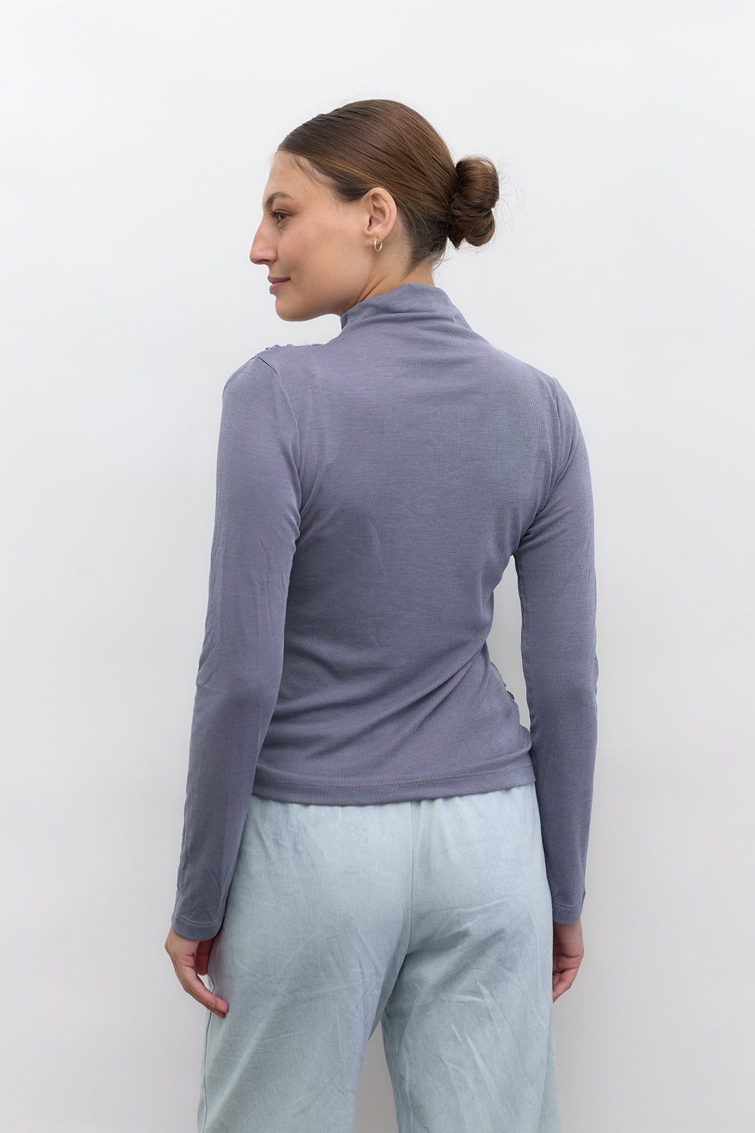Via Winter Top  | Light Blue