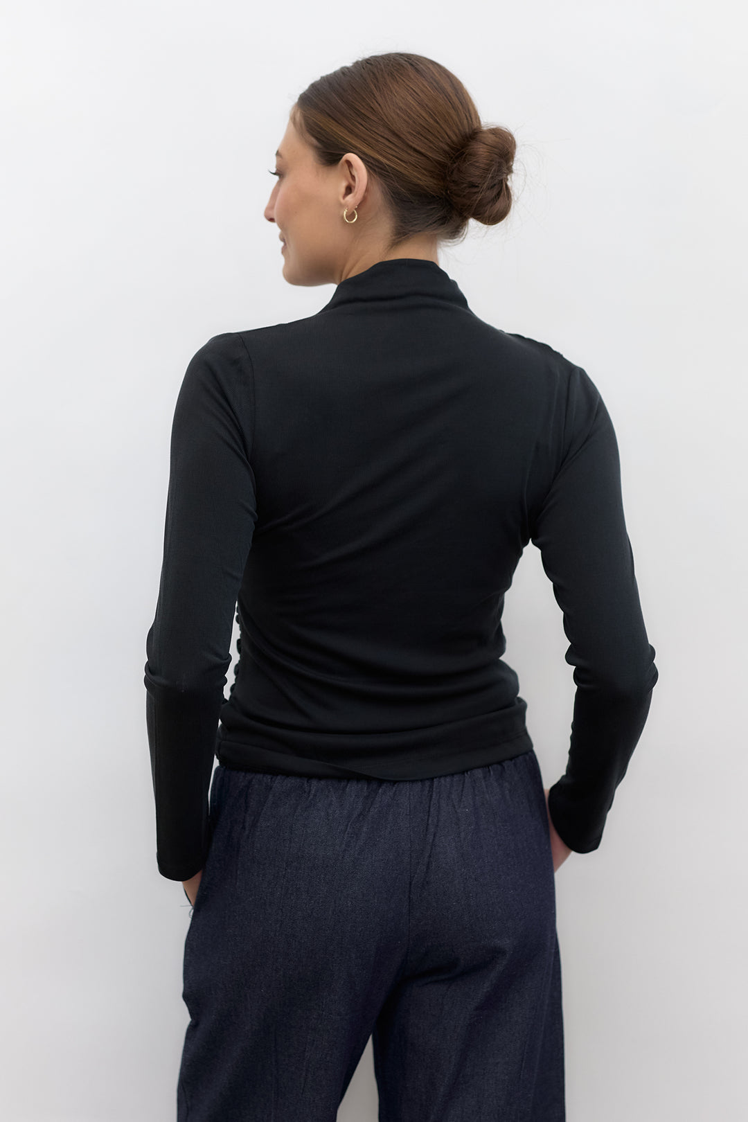 Via Winter Top  | Black
