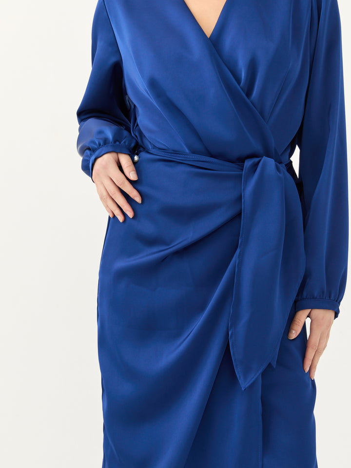 Kamilia wrap skirt | New Blue