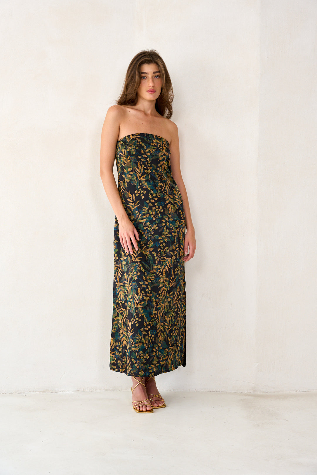 Alessia dress | Leaves