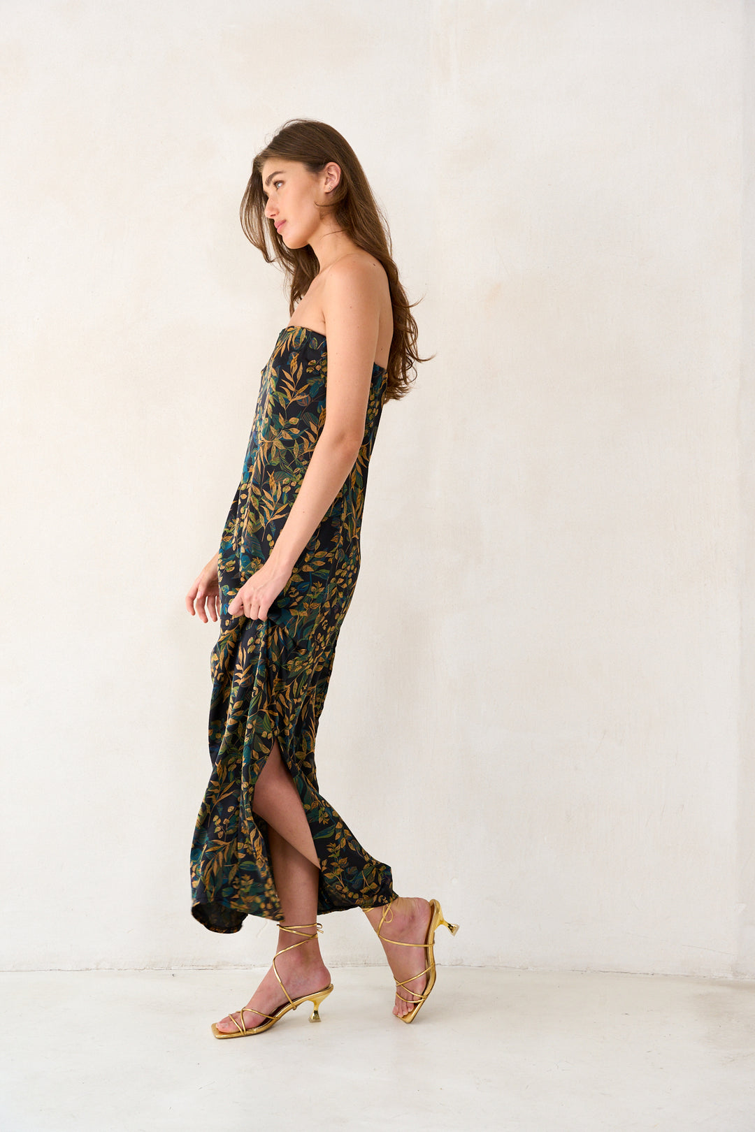 Alessia dress | Leaves