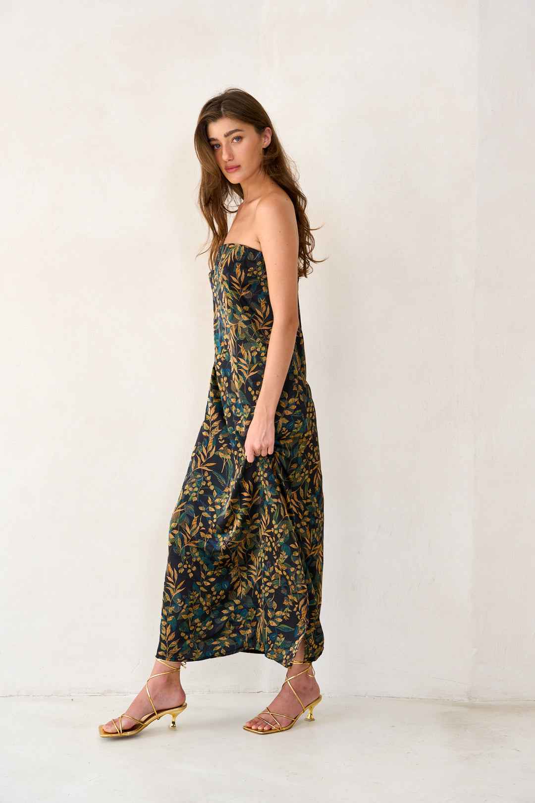 Alessia dress | Leaves