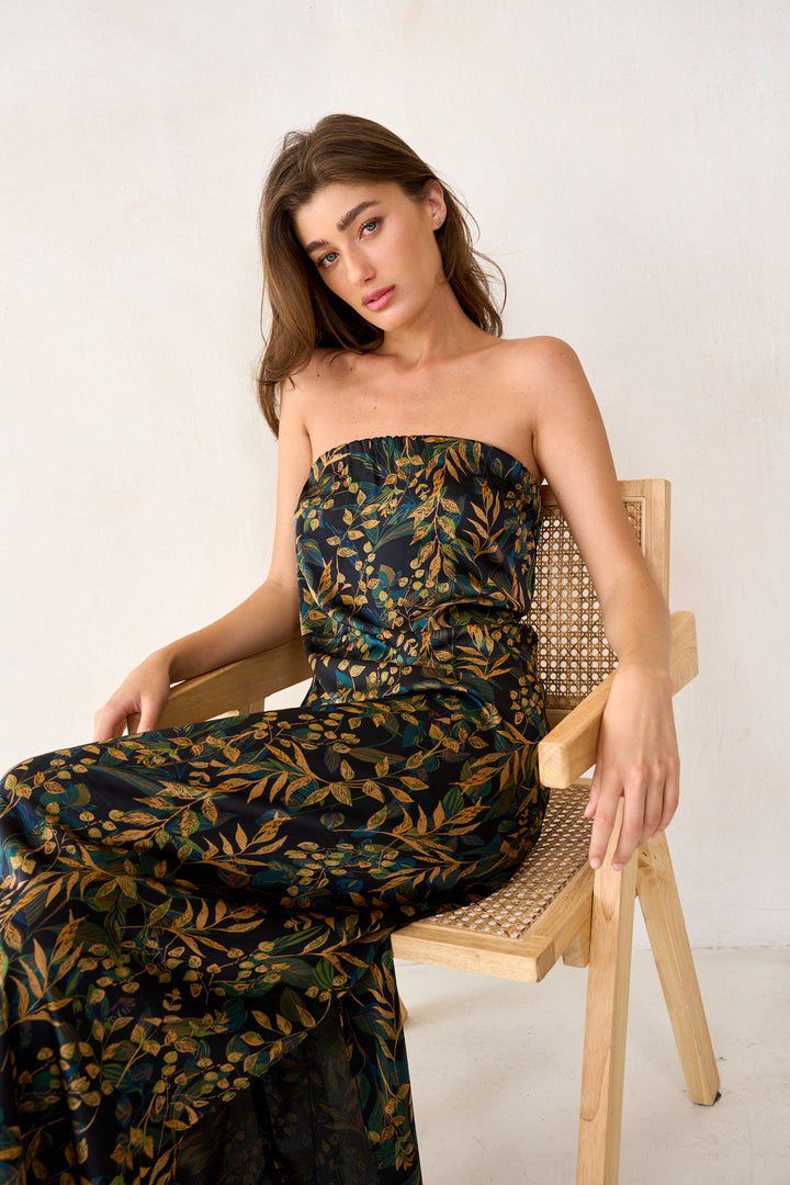 Alessia dress | Leaves