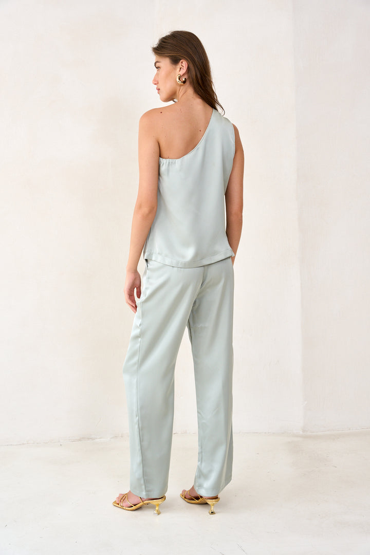 Sander satin pants | Mint