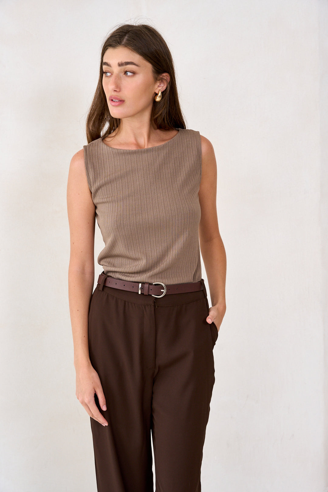 Vera Top | Coffe