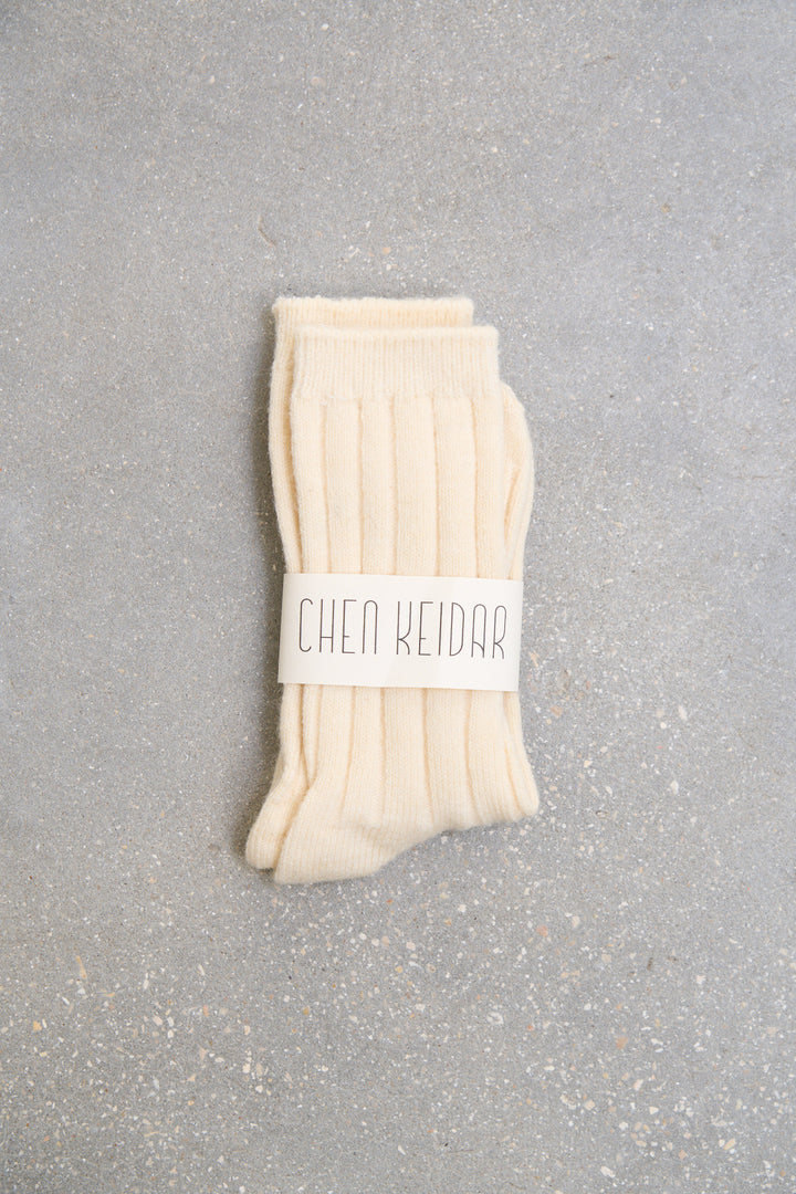 Winter socks | Cream