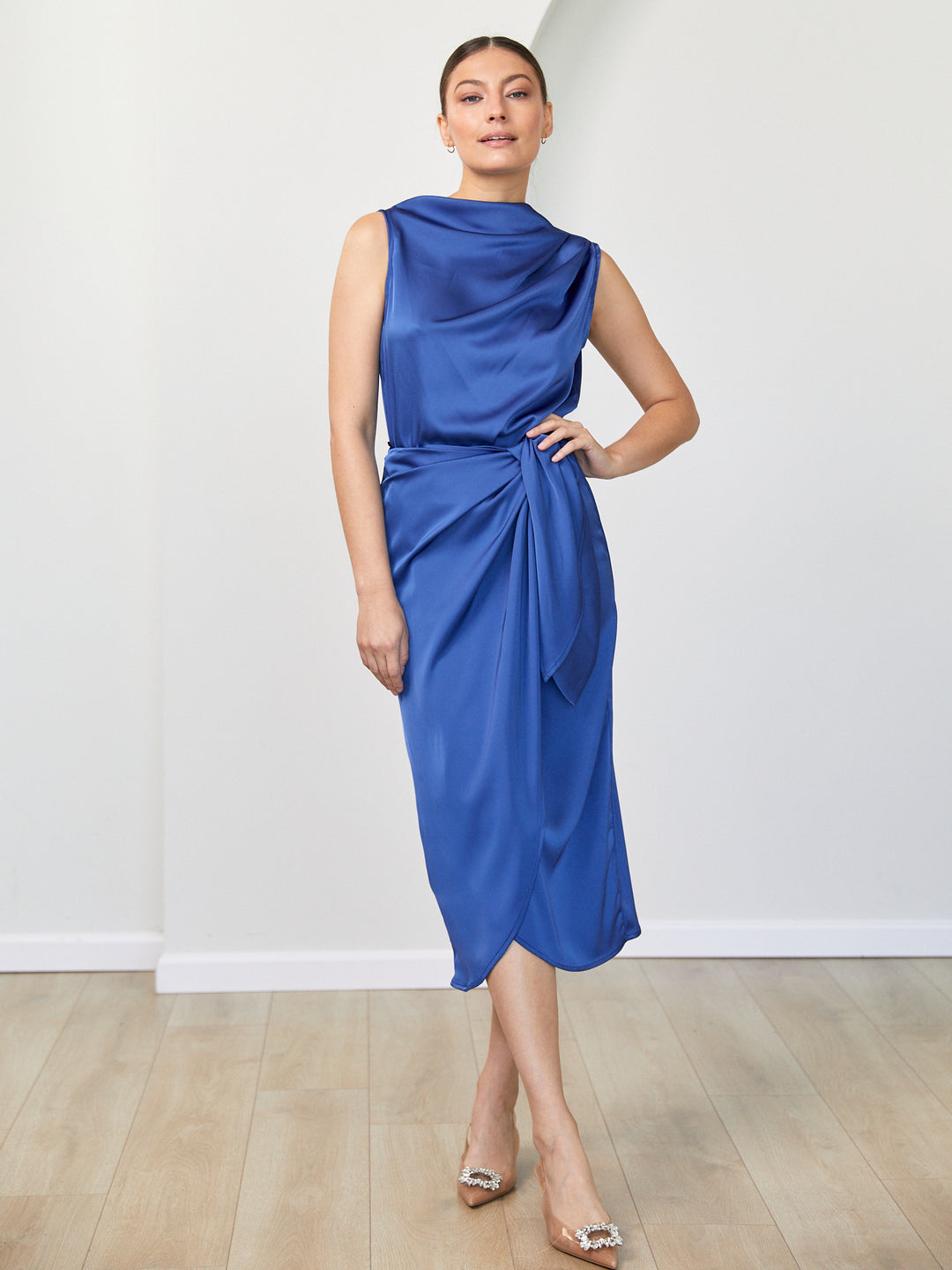 Kamilia wrap skirt | Blue