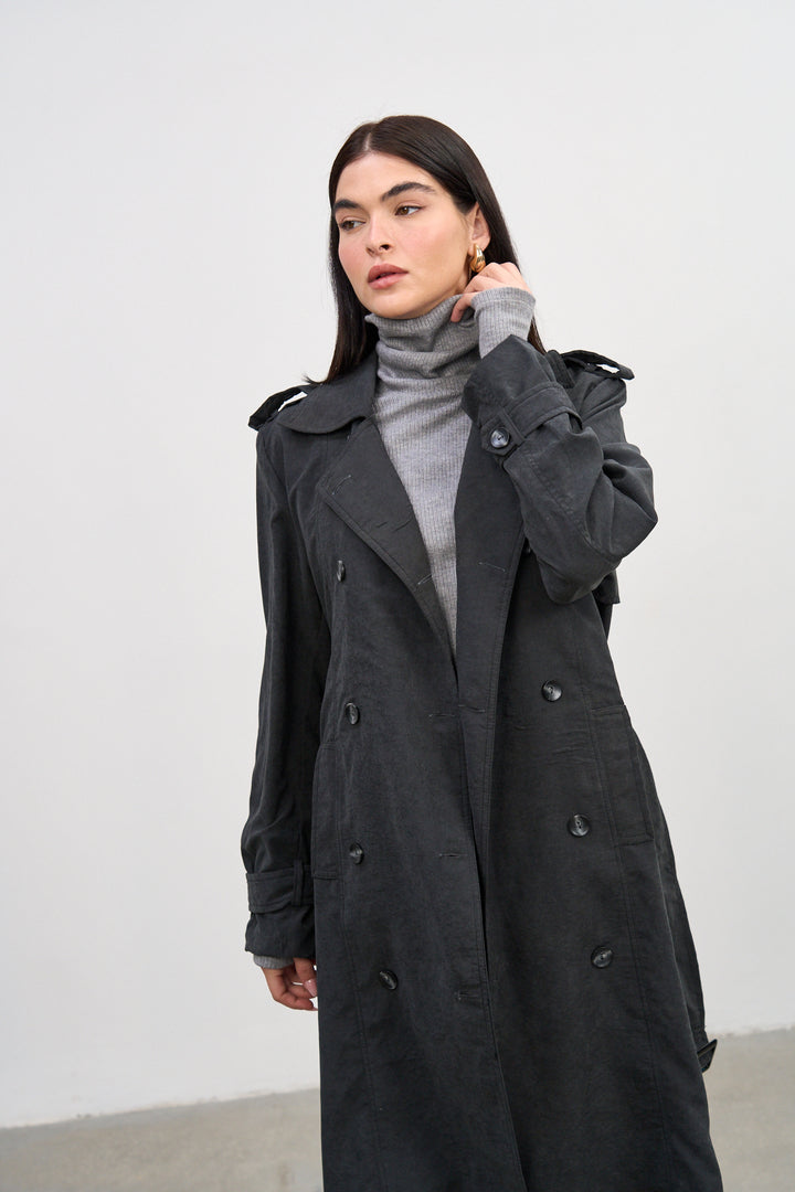 The Trench Coat | Black