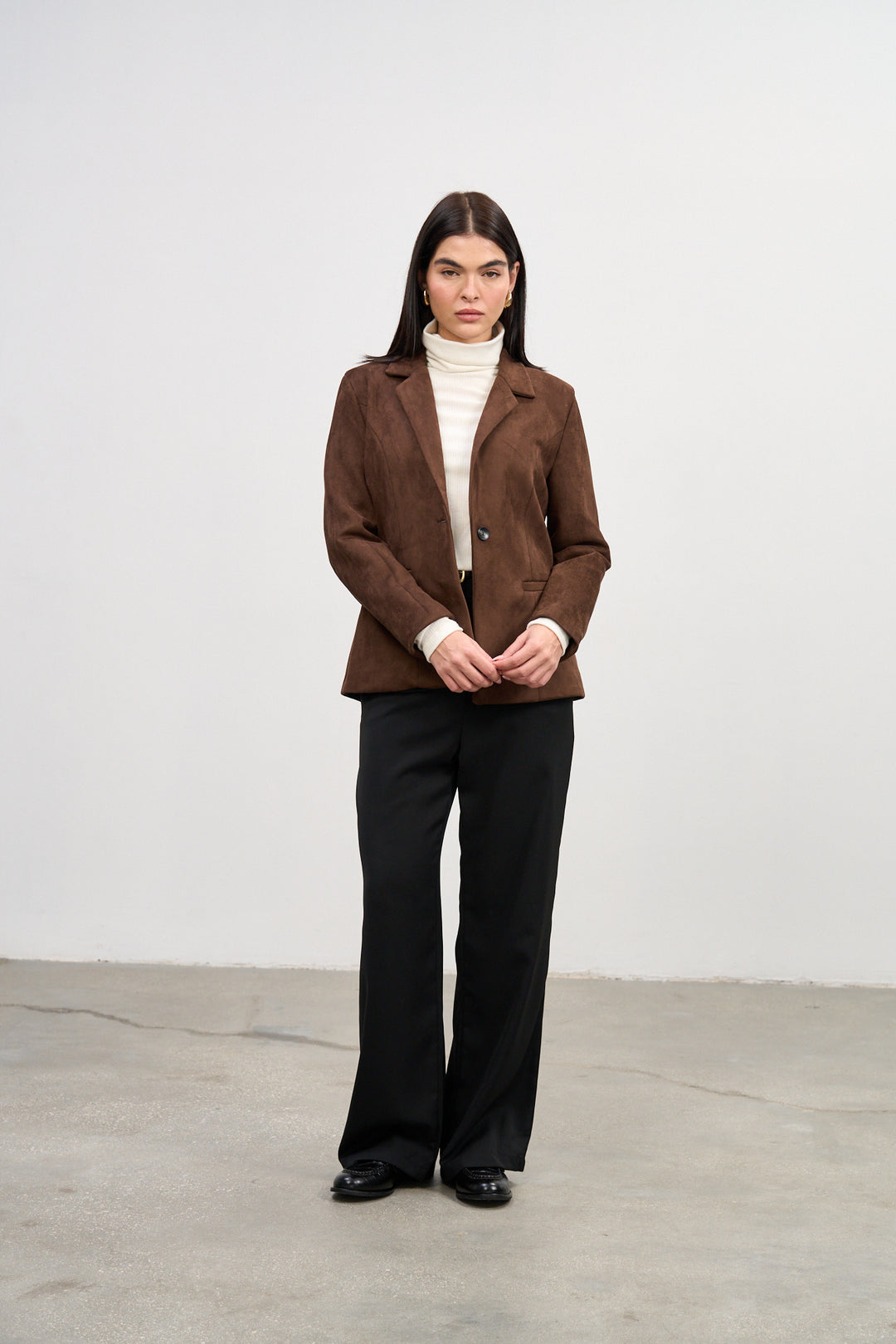 Ella Blazer  | Chocolate Brown