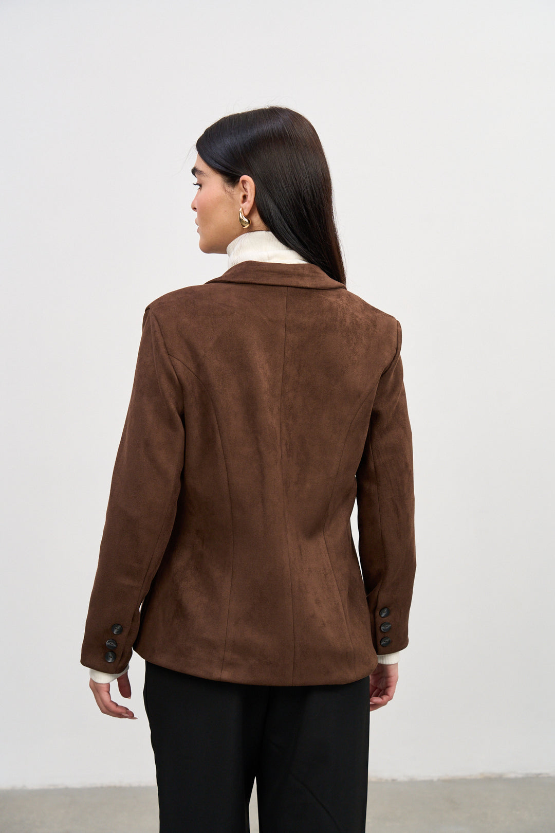 Ella Blazer  | Chocolate Brown